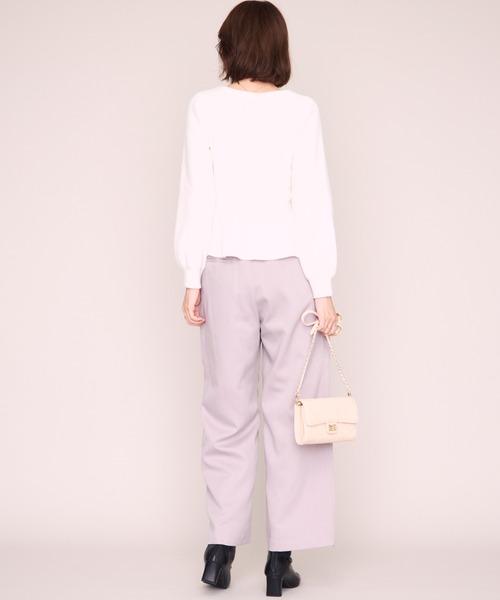 MISCH MASCH(ミッシュマッシュ)の「2026秋冬新作 サイドチェーンワイドパンツ(その他パンツ・レディース・ブラック/ピンク・S/M)」の15枚目の写真