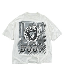【USED】90's "RAIDERS" フットボール Tシャツ