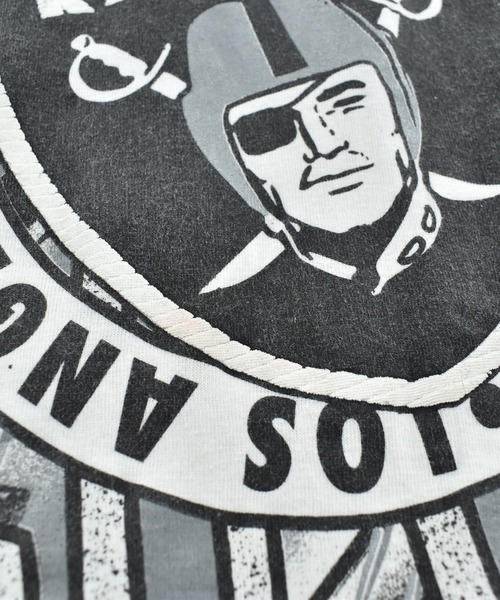 NBA/NFL/NHL/MLB(エヌビーエーエヌエフエルエヌエイチエルエムエルビー)の「【USED】90's "RAIDERS" フットボール Tシャツ(Tシャツ/カットソー・メンズ・ホワイト・X-LARGE)」の6枚目の写真