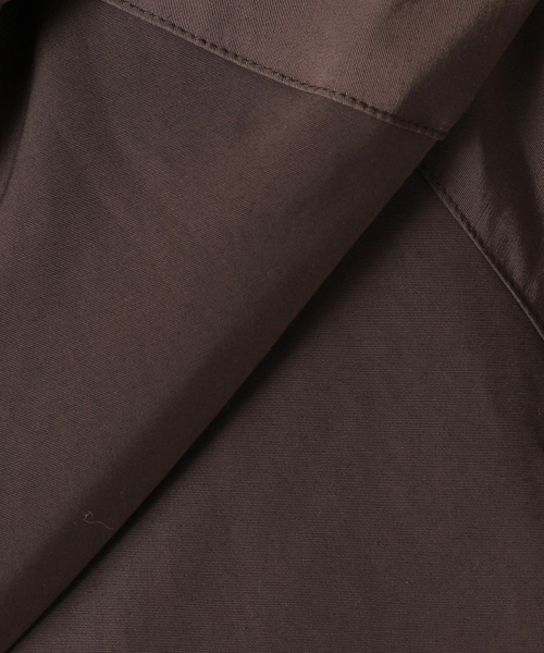 U by SPICK&SPAN(ユーバイスピックアンドスパン)の「《追加2》C/N グログラン撥水フレアブルゾン(マウンテンパーカー・レディース・ブラウン/ベージュ/ブラック・38/36)」の8枚目の写真