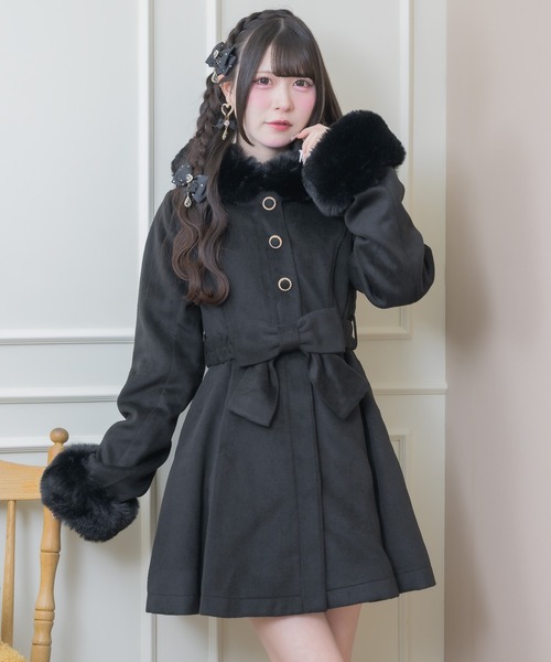ROJITA（ロジータ）の「【サイズ展開あり】ベルトリボンコート（その他アウター・レディース・ホワイト/ピンク/ブルー/ブラック・MEDIUM/SMALL）」の16枚目の写真