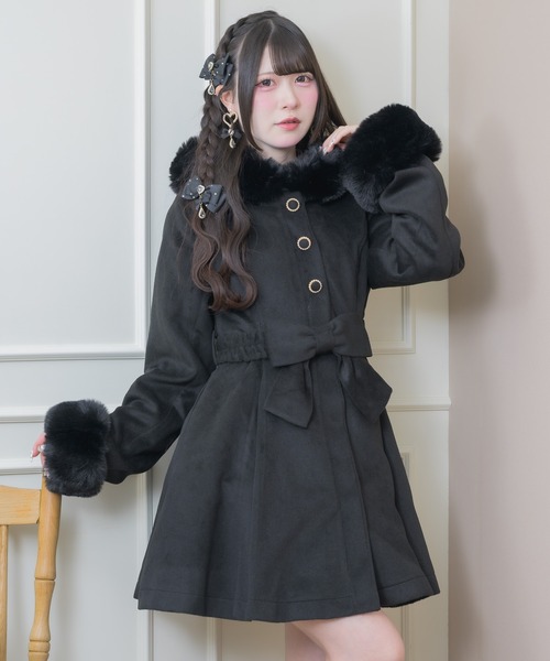 ROJITA（ロジータ）の「【サイズ展開あり】ベルトリボンコート（その他アウター・レディース・ホワイト/ピンク/ブルー/ブラック・MEDIUM/SMALL）」の18枚目の写真