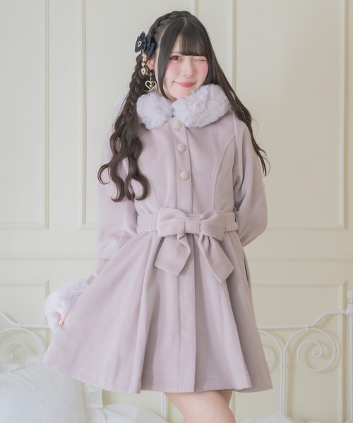 ROJITA（ロジータ）の「【サイズ展開あり】ベルトリボンコート（その他アウター・レディース・ホワイト/ピンク/ブルー/ブラック・MEDIUM/SMALL）」の22枚目の写真