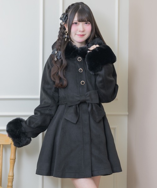 ROJITA（ロジータ）の「【サイズ展開あり】ベルトリボンコート（その他アウター・レディース・ホワイト/ピンク/ブルー/ブラック・MEDIUM/SMALL）」の19枚目の写真