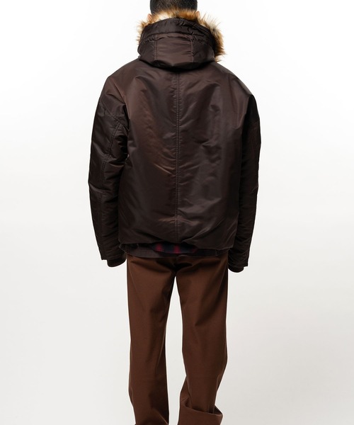 Maison MIHARA YASUHIRO(メゾンミハラヤスヒロ)の「【MIHARAYASUHIRO】BOTTOM FOLDED HOODED BL(ブルゾン・メンズ・ブラック/ブラウン・44/46/48)」の8枚目の写真