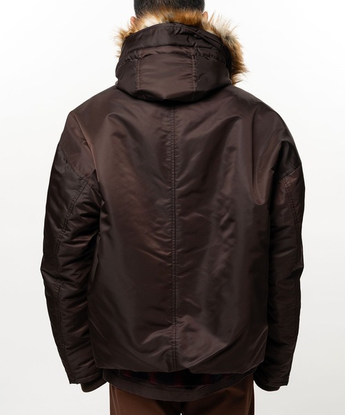 Maison MIHARA YASUHIRO(メゾンミハラヤスヒロ)の「【MIHARAYASUHIRO】BOTTOM FOLDED HOODED BL(ブルゾン・メンズ・ブラック/ブラウン・44/46/48)」の12枚目の写真