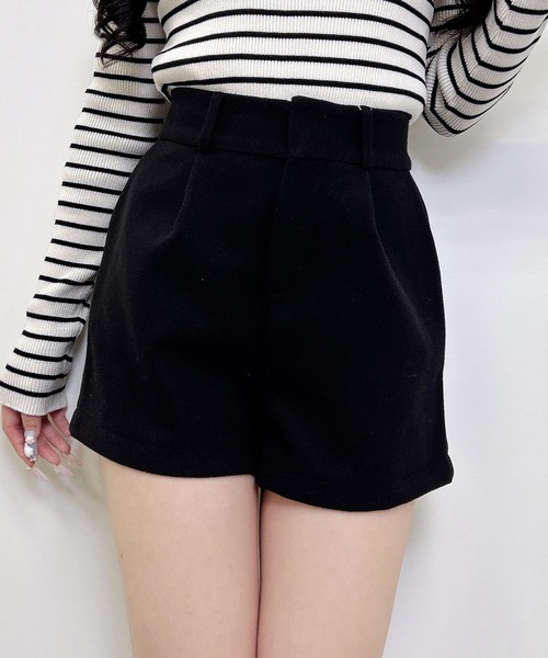 INGNI（イング）の「フェイクウールラメショートパンツ（その他パンツ・レディース・チャコールグレー/ブラック/ブラック系その他6/アイボリー系3・FREE）」の6枚目の写真