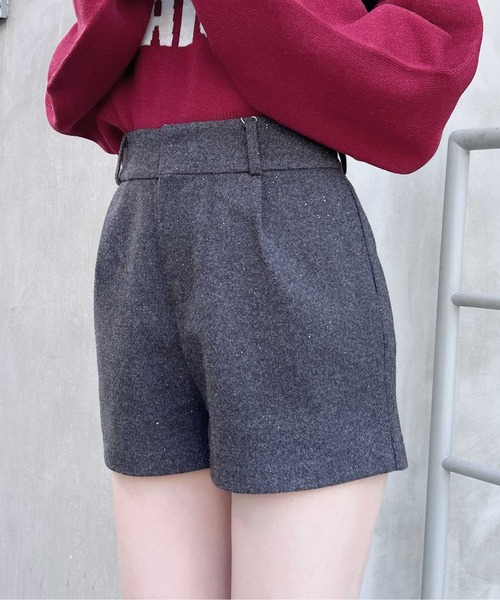 INGNI（イング）の「フェイクウールラメショートパンツ（その他パンツ・レディース・チャコールグレー/ブラック/ブラック系その他6/アイボリー系3・FREE）」の22枚目の写真