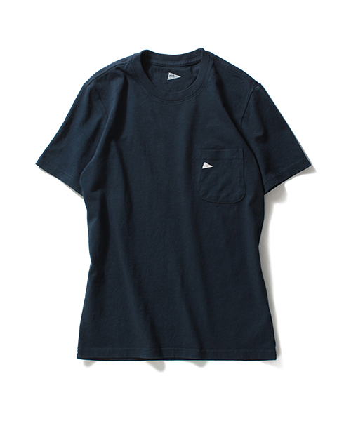 Pilgrim Surf Supply(ピルグリムサーフサプライ)の「Pilgrim Surf+Supply / Pennant Pocket Tee shirt(Tシャツ/カットソー・レディース・ホワイト/オレンジ/ネイビー・XX-SMALL)」の1枚目の写真