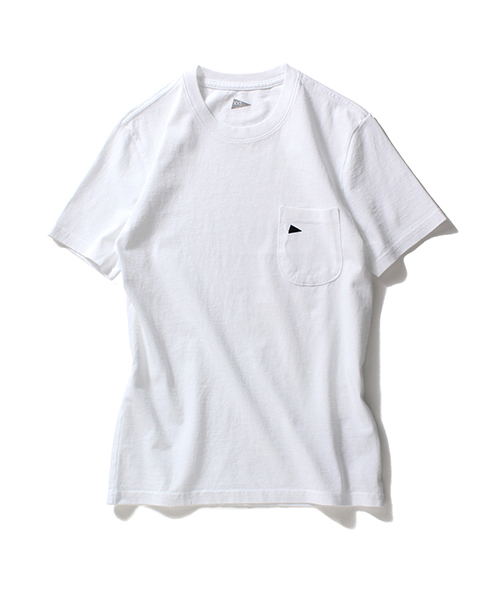 Pilgrim Surf Supply(ピルグリムサーフサプライ)の「Pilgrim Surf+Supply / Pennant Pocket Tee shirt(Tシャツ/カットソー・レディース・ホワイト/オレンジ/ネイビー・XX-SMALL)」の2枚目の写真