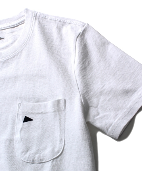 Pilgrim Surf Supply(ピルグリムサーフサプライ)の「Pilgrim Surf+Supply / Pennant Pocket Tee shirt(Tシャツ/カットソー・レディース・ホワイト/オレンジ/ネイビー・XX-SMALL)」の6枚目の写真
