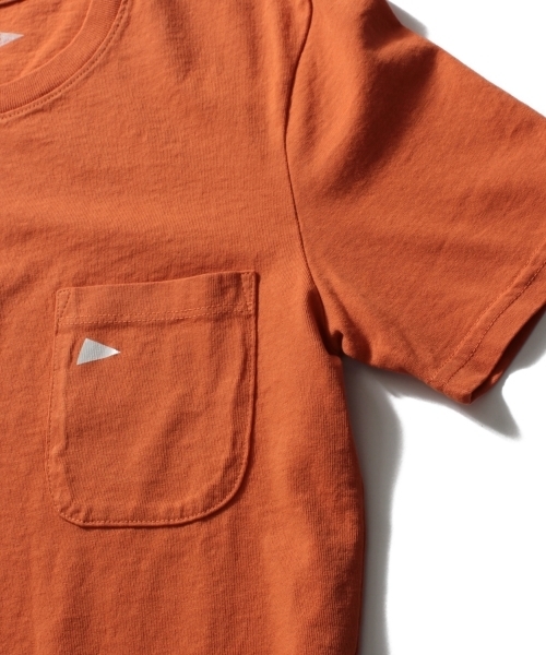 Pilgrim Surf Supply(ピルグリムサーフサプライ)の「Pilgrim Surf+Supply / Pennant Pocket Tee shirt(Tシャツ/カットソー・レディース・ホワイト/オレンジ/ネイビー・XX-SMALL)」の8枚目の写真