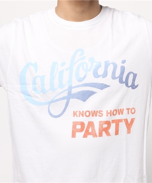 JUNK FOOD(ジャンクフード)の「California Knows How to Party/ Tシャツ(Tシャツ/カットソー・メンズ・ホワイト・SMALL)」の6枚目の写真