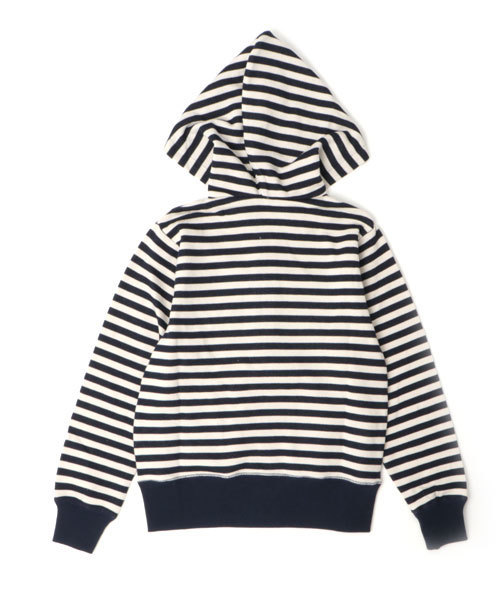 BOOFOOWOO（ブーフーウー）の「ジップアップパーカー（パーカー・キッズ・ネイビー/ブラック/ピンク・140/150）」の4枚目の写真