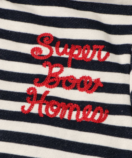 BOOFOOWOO（ブーフーウー）の「ジップアップパーカー（パーカー・キッズ・ネイビー/ブラック/ピンク・140/150）」の6枚目の写真