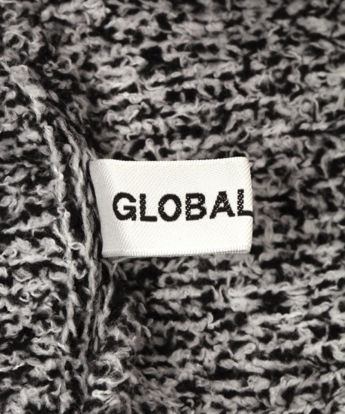 GLOBAL WORK（グローバルワーク）の「フェザーヤーンニットスヌード/727858（ストール/ショール・メンズ・グレー/ブラック/ワインレッド/ネイビー・FREE）」の8枚目の写真