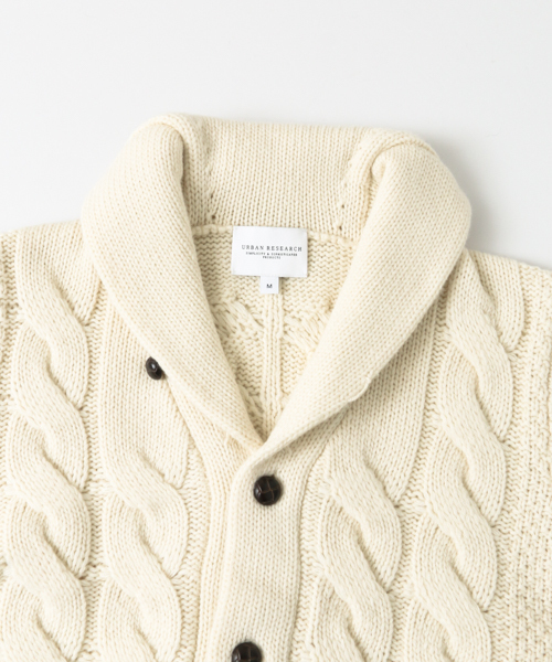 URBAN RESEARCH(アーバンリサーチ)の「UR 3Gショールカーディガン(カーディガン/ボレロ・メンズ・ネイビー/オフホワイト・LARGE/MEDIUM)」の18枚目の写真