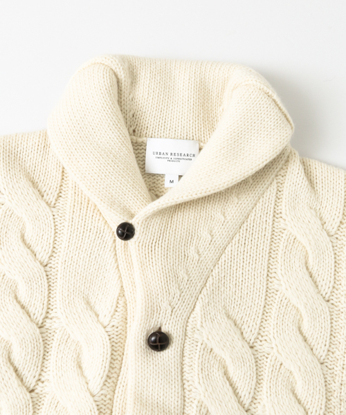 URBAN RESEARCH(アーバンリサーチ)の「UR 3Gショールカーディガン(カーディガン/ボレロ・メンズ・ネイビー/オフホワイト・LARGE/MEDIUM)」の20枚目の写真