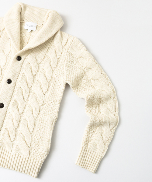 URBAN RESEARCH(アーバンリサーチ)の「UR 3Gショールカーディガン(カーディガン/ボレロ・メンズ・ネイビー/オフホワイト・LARGE/MEDIUM)」の21枚目の写真