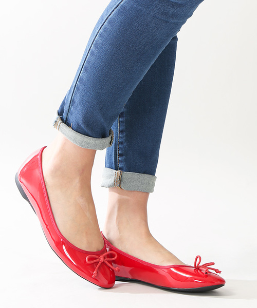 WEGO（ウィゴー）の「WEGO/バレエシューズ（バレエシューズ・レディース・レッド/ピンク/シルバー/イエロー/ブラック・LARGE/MEDIUM）」の15枚目の写真