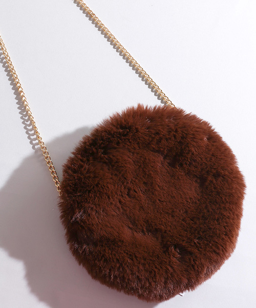 WEGO（ウィゴー）の「WEGO/サークルファーミニショルダーバッグ（ショルダーバッグ・レディース・ホワイト/ブラック/ダークグリーン/ベージュ/パープル/ブラウン/グレー/レッド/サックスブルー/ピンク/ブルー/マスタード/その他1/その他2/その他3/ライトパープル/ピンク系その他/ライトピンク/ワイン・FREE）」の5枚目の写真