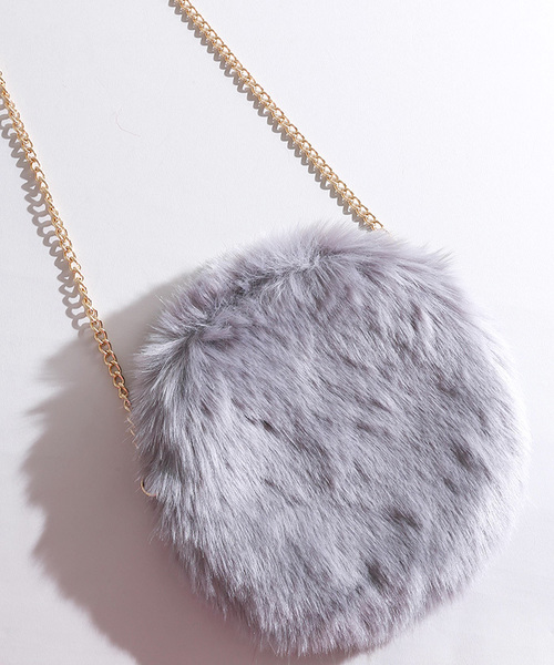 WEGO（ウィゴー）の「WEGO/サークルファーミニショルダーバッグ（ショルダーバッグ・レディース・ホワイト/ブラック/ダークグリーン/ベージュ/パープル/ブラウン/グレー/レッド/サックスブルー/ピンク/ブルー/マスタード/その他1/その他2/その他3/ライトパープル/ピンク系その他/ライトピンク/ワイン・FREE）」の4枚目の写真