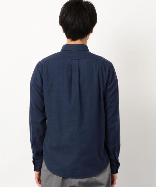 green label relaxing(グリーンレーベルリラクシング)の「SC 30/- ビエラ ボタンダウンシャツ ◆(シャツ/ブラウス・メンズ・ネイビー/ライトブルー/ホワイト/オリーブ・X-LARGE/SMALL/MEDIUM/XX-LARGE/LARGE/X-SMALL)」の17枚目の写真