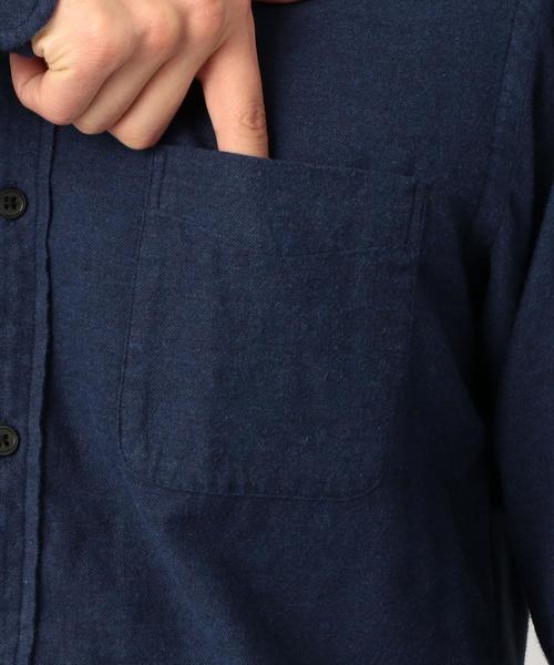 green label relaxing(グリーンレーベルリラクシング)の「SC 30/- ビエラ ボタンダウンシャツ ◆(シャツ/ブラウス・メンズ・ネイビー/ライトブルー/ホワイト/オリーブ・X-LARGE/SMALL/MEDIUM/XX-LARGE/LARGE/X-SMALL)」の15枚目の写真