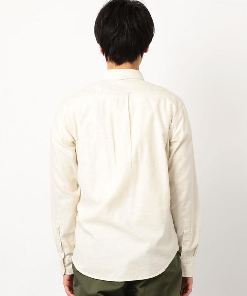 green label relaxing(グリーンレーベルリラクシング)の「SC 30/- ビエラ ボタンダウンシャツ ◆(シャツ/ブラウス・メンズ・ネイビー/ライトブルー/ホワイト/オリーブ・X-LARGE/SMALL/MEDIUM/XX-LARGE/LARGE/X-SMALL)」の5枚目の写真