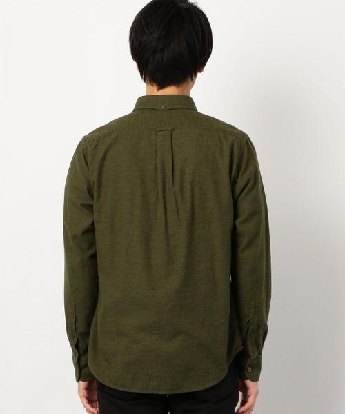 green label relaxing(グリーンレーベルリラクシング)の「SC 30/- ビエラ ボタンダウンシャツ ◆(シャツ/ブラウス・メンズ・ネイビー/ライトブルー/ホワイト/オリーブ・X-LARGE/SMALL/MEDIUM/XX-LARGE/LARGE/X-SMALL)」の7枚目の写真