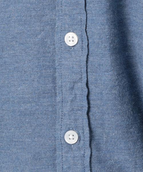 green label relaxing(グリーンレーベルリラクシング)の「SC 30/- ビエラ ボタンダウンシャツ ◆(シャツ/ブラウス・メンズ・ネイビー/ライトブルー/ホワイト/オリーブ・X-LARGE/SMALL/MEDIUM/XX-LARGE/LARGE/X-SMALL)」の10枚目の写真