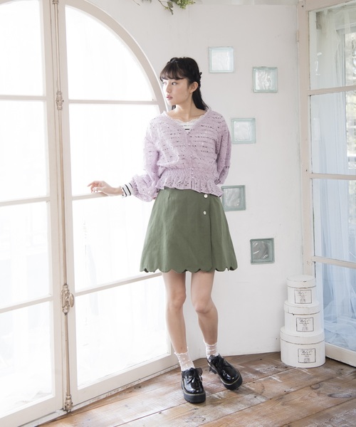 OLIVE des OLIVE（オリーブデオリーブ）の「ラップスカラップ スカート