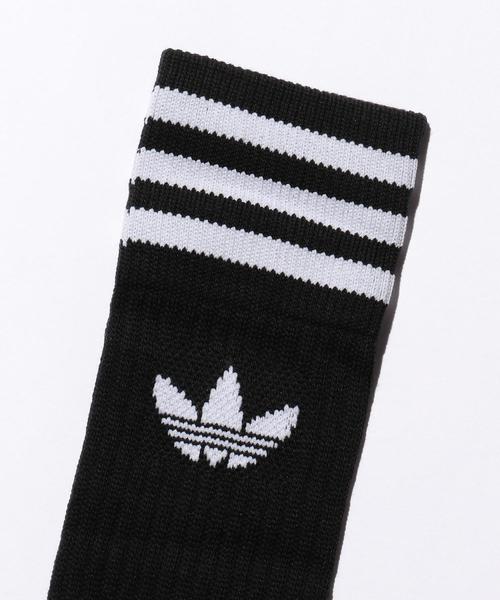 adidas Originals（アディダスオリジナルス）の「＜adidas Originals＞ SOLID CREW SOCKS/ソックス（ソックス/靴下・メンズ・ホワイト/ブラック・27-29cm）」の3枚目の写真