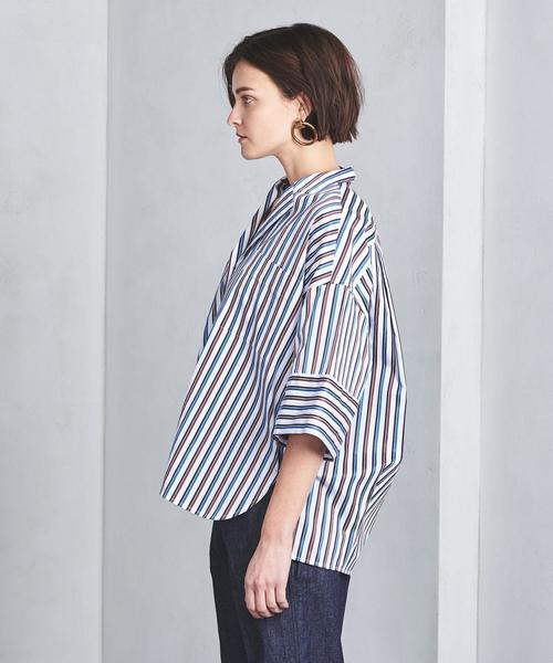 TICCA ティッカ スキッパー シャツ ストライプ オーバーサイズ UNITED ARROWS（ユナイテッドアローズ）の「＜TICCA（ティッカ