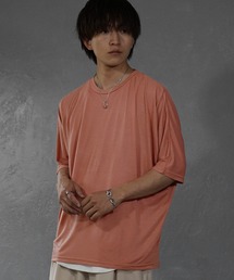 MinoriTY | TR天竺ドルマンスリーブ5分袖Tシャツ 半袖 カットソー 無地(Tシャツ/カットソー)