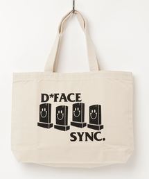 Sync.（スィンク）の「Sync.【D*FACE】TOTE BAG "SMILE THOMBSTONE"（トートバッグ）」
