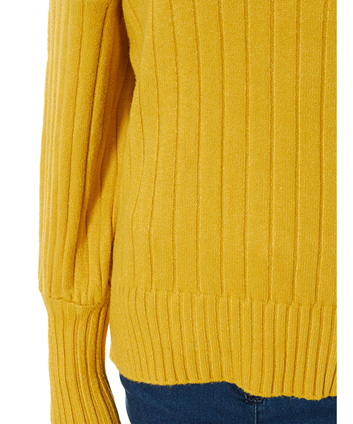 fifth（フィフス）の「ハイネックリブデザインニット（ニット/セーター・レディース・ホワイト/ブラック/ベージュ/ブラウン/イエロー/テラコッタ・MEDIUM）」の10枚目の写真