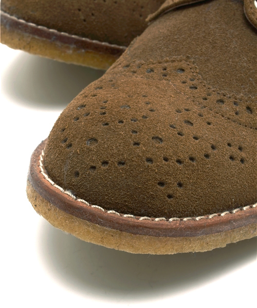 coen（コーエン）の「スエードメダリオンプレーントゥシューズ（ドレスシューズ・メンズ・ダークブラウン/ネイビー/ベージュ・SMALL/MEDIUM/LARGE/X-LARGE）」の7枚目の写真