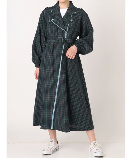 jouetie（ジュエティ）の「ライダース2WAYワンピース（ワンピース・レディース・ブラック/ベージュ/その他1/その他2/ブルー・MEDIUM）」の12枚目の写真