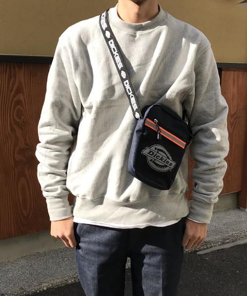 Dickies(ディッキーズ)の「【DICKIES/ディッキーズ】テープショルダーバッグ(ショルダーバッグ・レディース・ブラック/ネイビー/カーキ/ベージュ・ONE SIZE)」の8枚目の写真