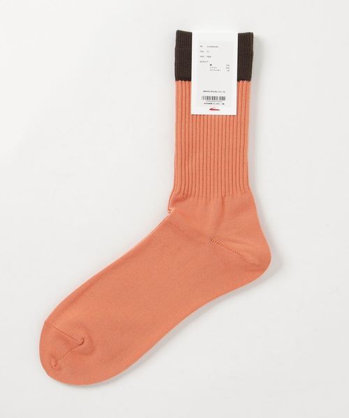 MAISON SPECIAL（メゾンスペシャル）の「カラーソックス 【MAISON SPECIAL/メゾンスペシャル】（ソックス/靴下・メンズ・ホワイト/ピンク/イエロー/グリーン/ラベンダー・FREE）」の8枚目の写真