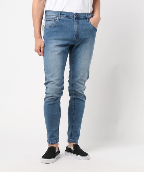 OUTDOOR PRODUCTS(アウトドアプロダクツ)の「OUTDOOR ストレッチデニムスキニーパンツ(デニムパンツ・メンズ・ライトブルー/ネイビー/インディゴブルー/ブルー系その他・85/88/91/76/79/82)」の5枚目の写真