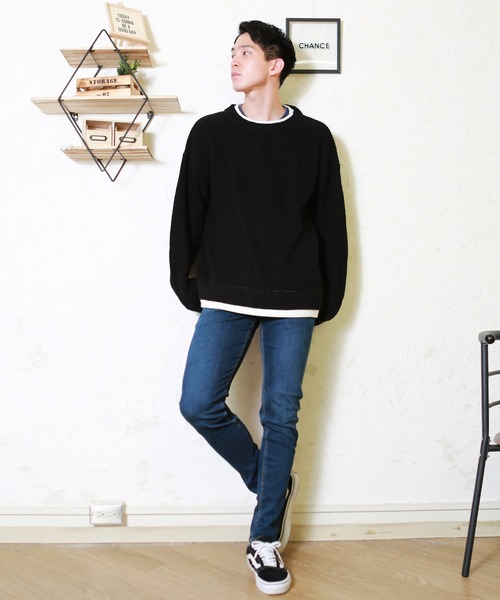 OUTDOOR PRODUCTS(アウトドアプロダクツ)の「OUTDOOR ストレッチデニムスキニーパンツ(デニムパンツ・メンズ・ライトブルー/ネイビー/インディゴブルー/ブルー系その他・85/88/91/76/79/82)」の8枚目の写真