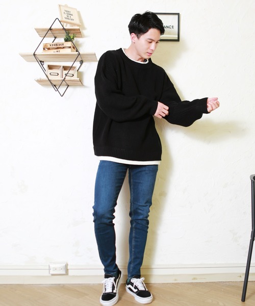 OUTDOOR PRODUCTS(アウトドアプロダクツ)の「OUTDOOR ストレッチデニムスキニーパンツ(デニムパンツ・メンズ・ライトブルー/ネイビー/インディゴブルー/ブルー系その他・85/88/91/76/79/82)」の7枚目の写真