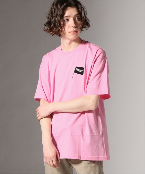 JOURNAL STANDARD(ジャーナルスタンダード)の「DUCT TAPE BLACK FLAG T-SHIRT#(Tシャツ/カットソー・メンズ・ピンク・MEDIUM/LARGE)」の1枚目の写真