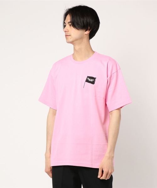 JOURNAL STANDARD(ジャーナルスタンダード)の「DUCT TAPE BLACK FLAG T-SHIRT#(Tシャツ/カットソー・メンズ・ピンク・MEDIUM/LARGE)」の9枚目の写真