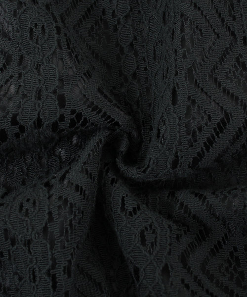 titivate(ティティベイト)の「レースドッキングワンピース(ワンピース・レディース・オフホワイト/ブラック・S/M/L)」の5枚目の写真