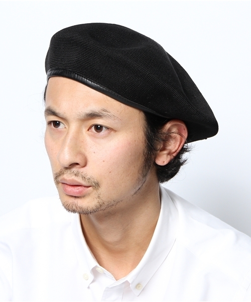 KANGOL（カンゴール）の「WEGO/KANGOL TROPICMONTRY（ハンチング/ベレー帽・メンズ・ブラック/ライトグレー/レッド・MEDIUM/LARGE）」の6枚目の写真