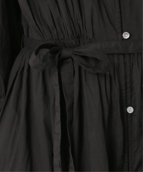 SLOBE IENA（スローブイエナ）の「コットンボイルギャザーワンピース◆（ワンピース・レディース・ブラック/ブラウン/グリーン/イエロー・FREE）」の17枚目の写真