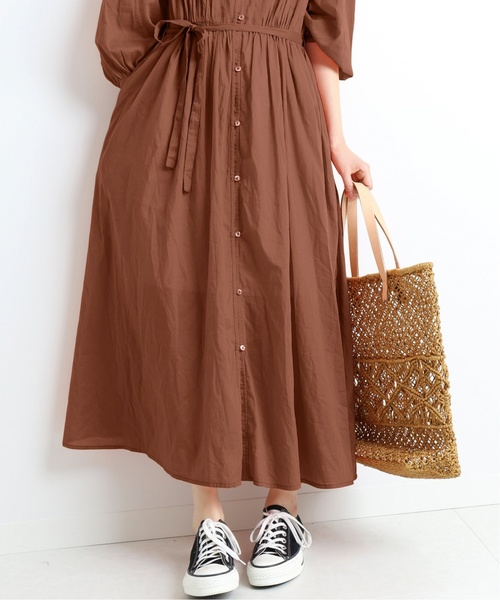 SLOBE IENA（スローブイエナ）の「コットンボイルギャザー